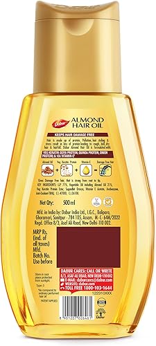 Miniatura 2 de Dabur Aceite para el cabello de almendras 16.9 fl oz