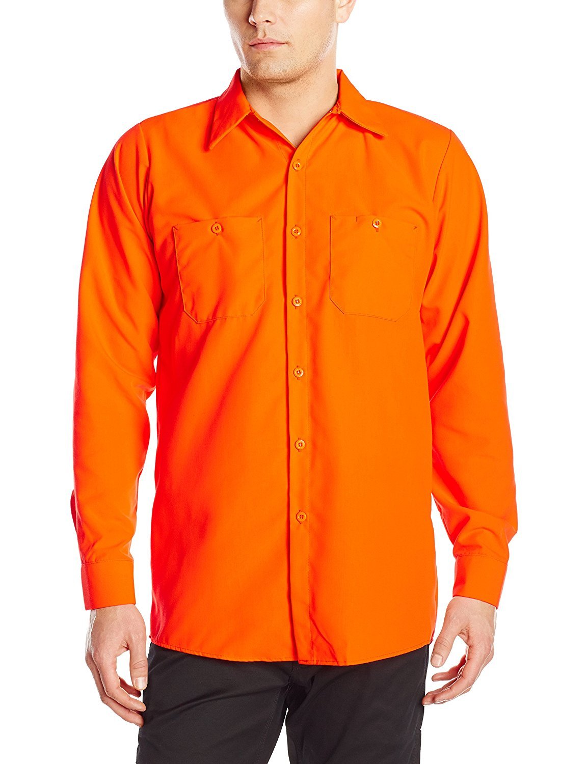 Red Kap Mens Rk Enhanced Visibility Work Shirt