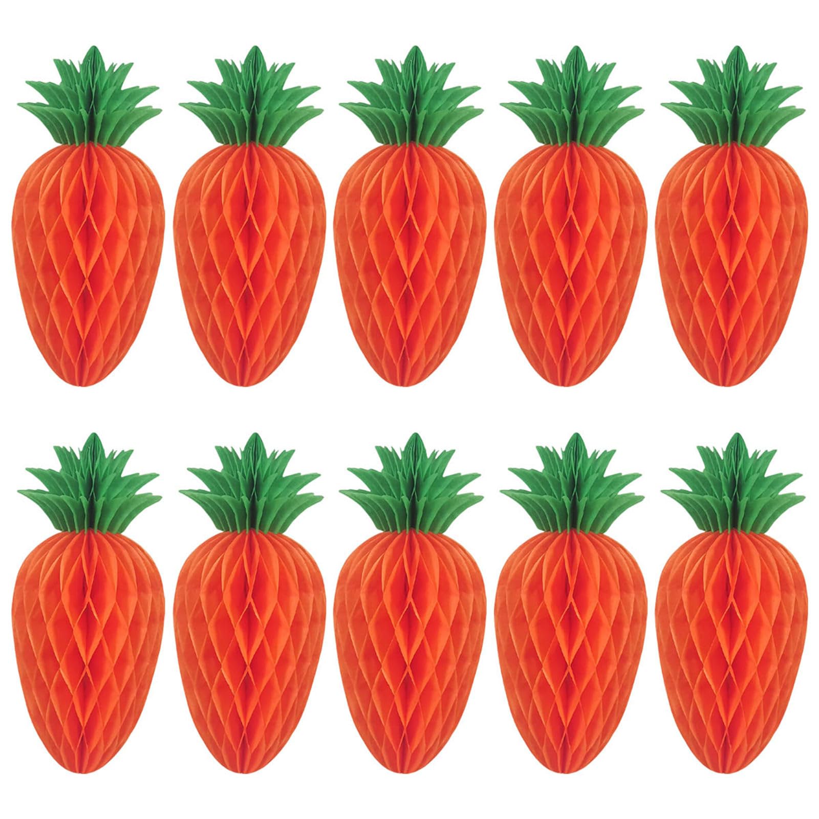Msioytog Multicolor 10Pcs Paper Carrot Hanging Ornament Spring Carrot Ornament For Living Room Bedroom Table Centerpieces Home Decoration Thanksgiving Harvest Decoration