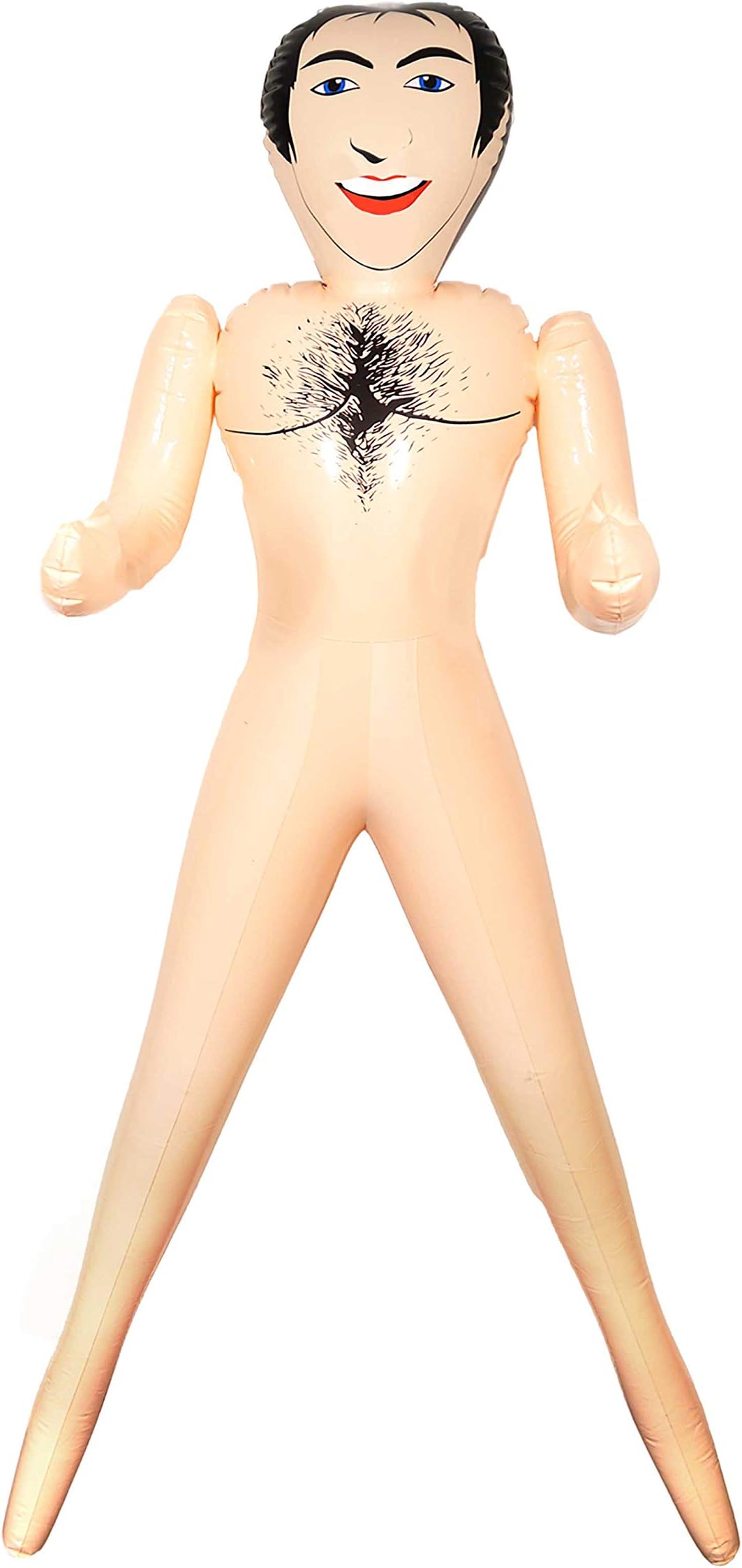 Henbrandt Inflatable Man 150cm Blow Up Male Doll Adults Hen Night Bachelorette Party Decorations Photo Booth Props Fake Boyfriend Party Bag Filler Novelty Secret Santa Joke Gift for Women