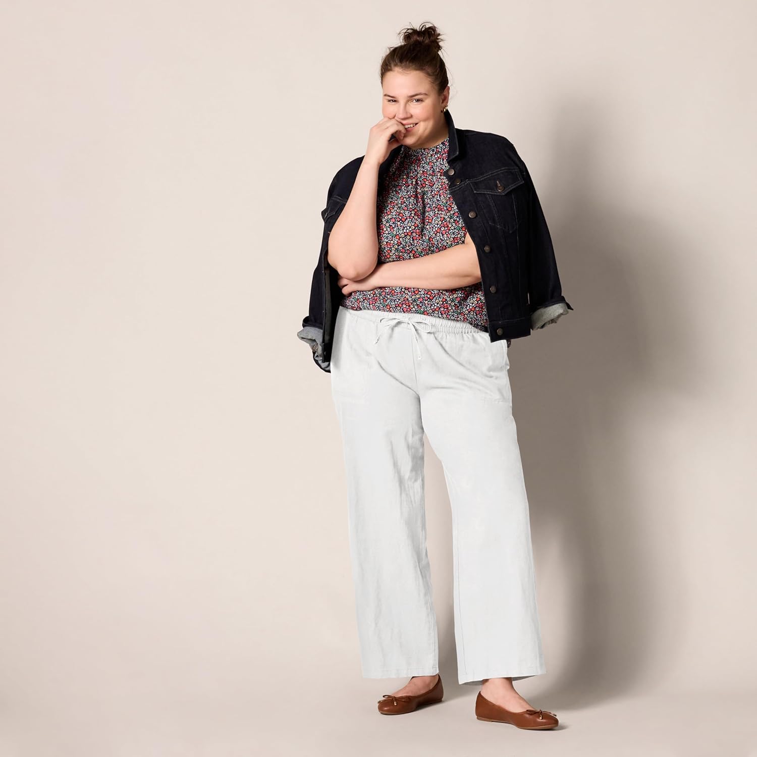 Amazon Essentials Women's Linen Blend Drawstring - Image 7