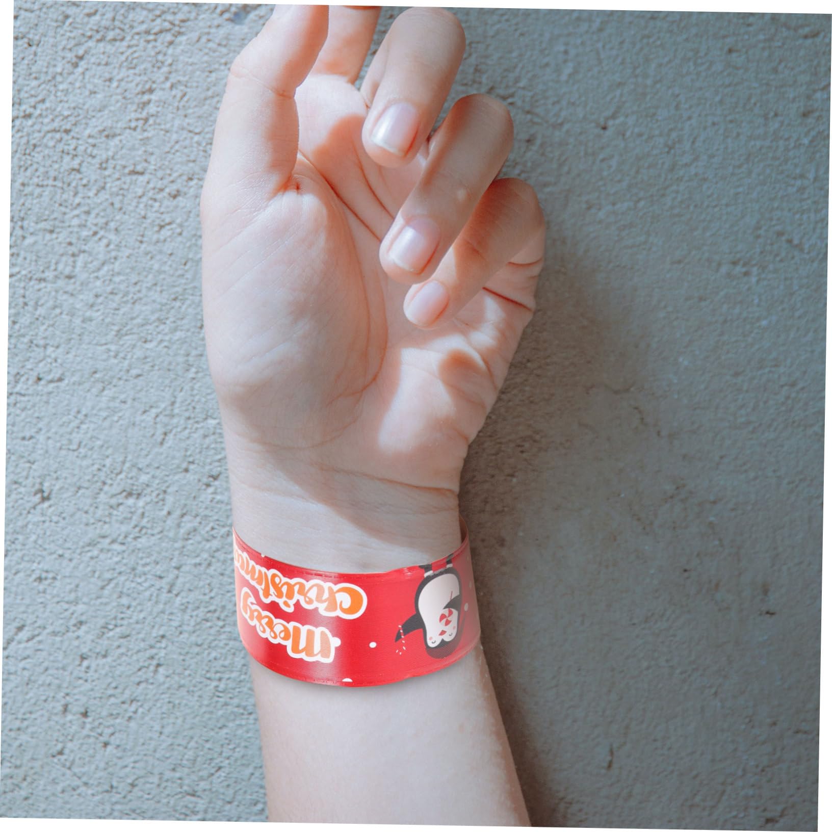96 Piezas Pulseras Slap de Navidad PVC Cómodas y Creativas para Fiestas y Regalos Festivos Accesorio Versátil para Cumpleaños y Celebraciones Navideñas