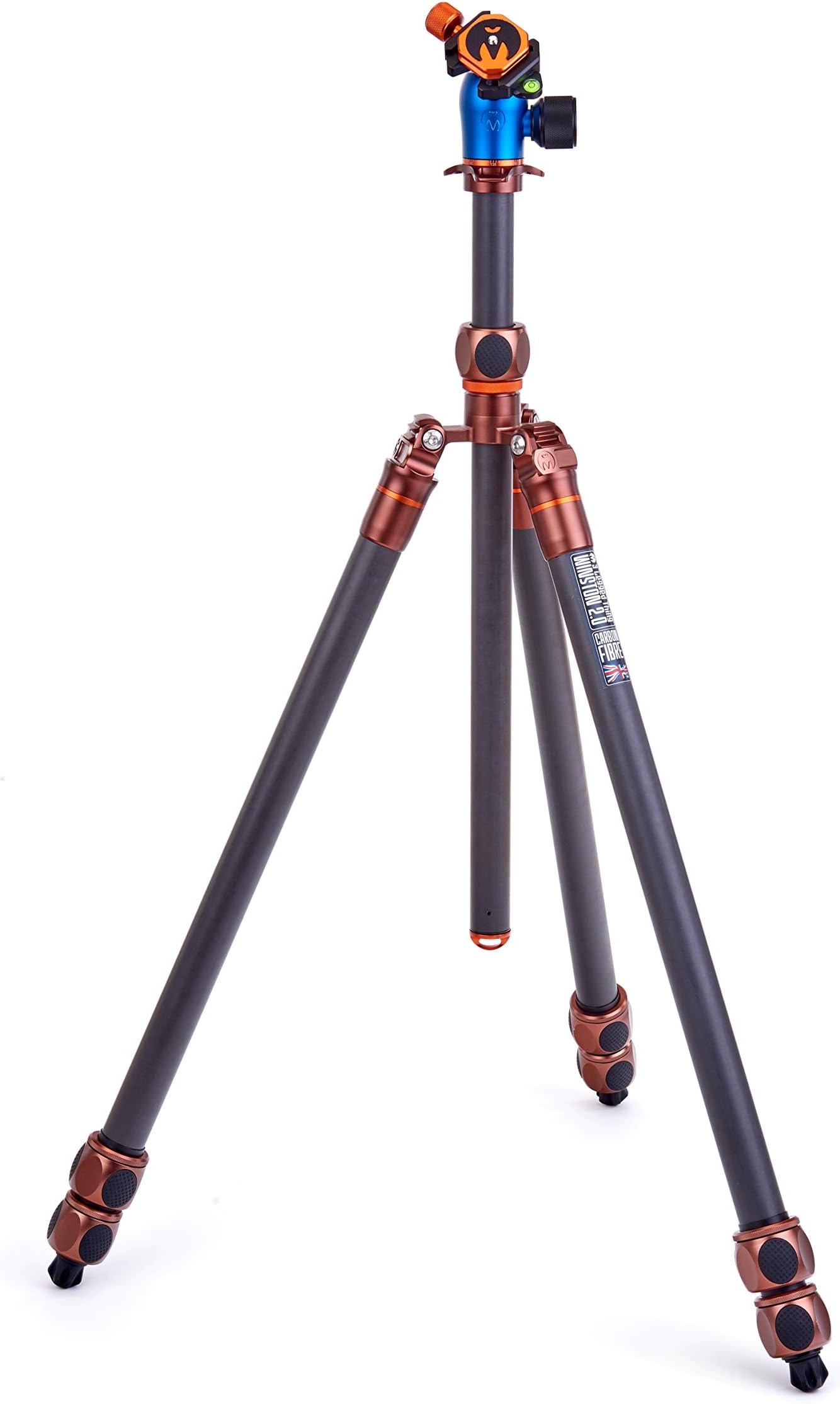 3 Legged ThingPro Range 2.0 Winston 2.0 Kit Carbon Fibre Tripod System - Adjustable Camera Tripod with 3 Counterfold Detachable Legs for Monopod Conversion (WINSTONKIT2)