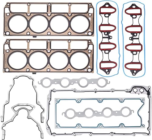 Miniatura 4 de LIMICAR Juego completo de juntas de culata compatible con Silverado Tahoe GMC Yukon Envoy Buick Cadillac 4.8L 5.3L
