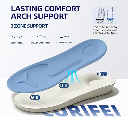 Wedge Slippers for Women with Adjustable Upper and Arch Support