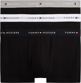 Tommy Hilfiger Herren 3er Pack Boxershorts Trunks Unterw sche