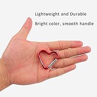 Vista 7 de OMUKY Mosquetones multicolor Clips de gancho Accesorios de camping Hebilla para senderismo al aire libre Viajar