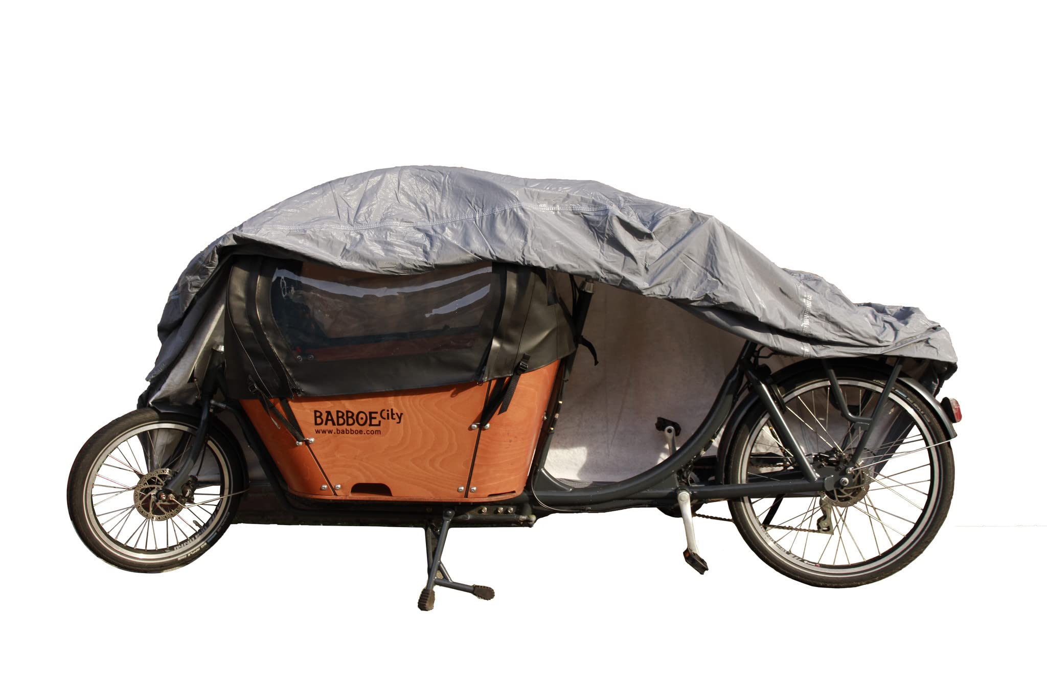 Zweirad Cargo Bike Abdeckung – Schutzhülle für Cargo Bikes und Lastenräder, Wasserdicht, schützt vor Witterung und Schmutz, geeignet für Standzeiten im Außenbereich, 265 x 85 x 90 cm
