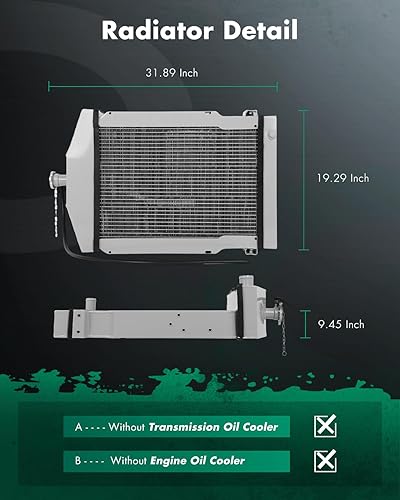 Vista 571 de SCITOO Reemplazo completo del radiador de aluminio para 1993-1998 para Toyota para T100 2.7L 3.0L 3.4L 2090 Radiador