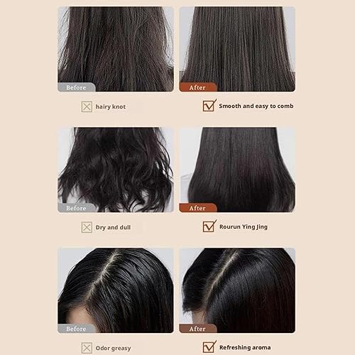 Miniatura 6 de Barra de champú chino a base de hierbas con jengibre Salvia Miltiorrhiz, cuero cabelludo de ginseng que pica el cabello para el cuidado de la caspa