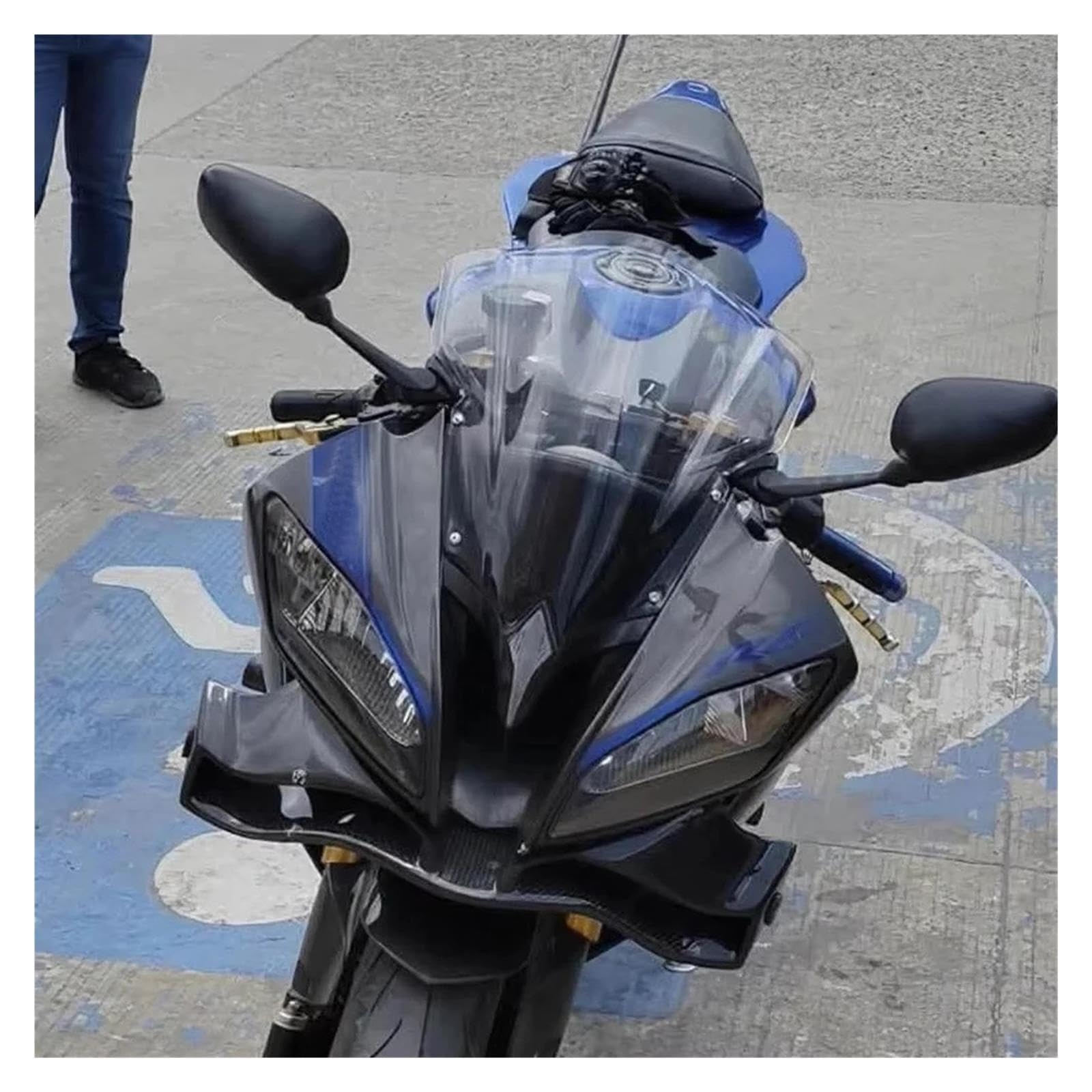 Motorrad Nasenkegel Für YZFR6 2008–2015 Motorrad-Frontspoiler-Abdeckung