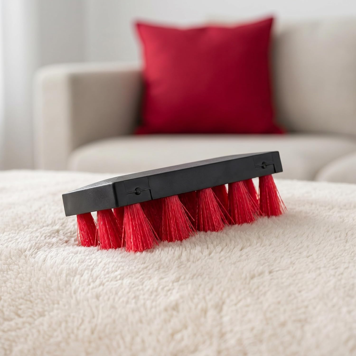 ARTIBETTER 2pcs Carpet Extractor Brush Head Replacement - Heavy Duty Nylon Bristle Upholstery Cleaning Brush Head Attachment for Car, Sofa, and Area Rugs - Compatible for 1400B, 1400W, 1425