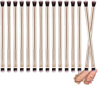 30Pcs Eyeshadow Smudge Brush 2 in 1 Eyeshadow Double Ended Concealer Brush Makeup Brush Foundation Makeup Applicator for Blending Eye Shadow Liner