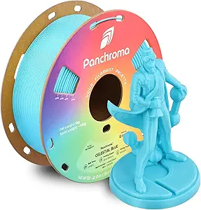 Polymaker Panchroma Celestial PLA Filament, Celestial Blue 1.75mm 3D Printing Filament, Shiny Glittering 3D Printer PLA Filament, Fit Most FDM 3D Printers, 1kg Spool (2.2lbs)