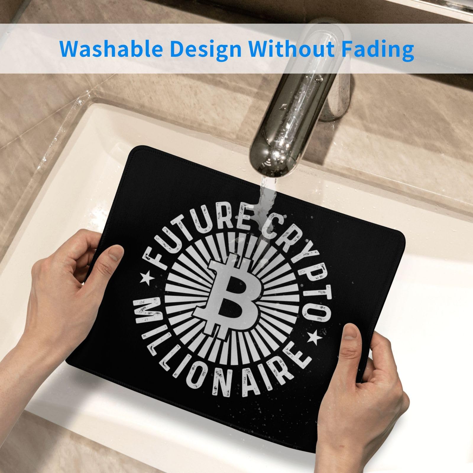 Amazon.com: Future Bitcoin Crypto Millionaire Mouse Pad Non-Slip Rubber  Base 10x12 in Square Waterproof Mouse Pad for Laptop Office Desk  Accessories Mouse Pad : Office Products