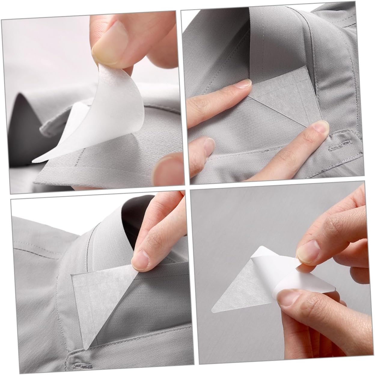 LIFKOME 180pcs Collar Stays for Men Dress Shirts Durable Adhesive Collar Support to Prevent Curling and Ensure Polished Look Easy Application for Formal Wear