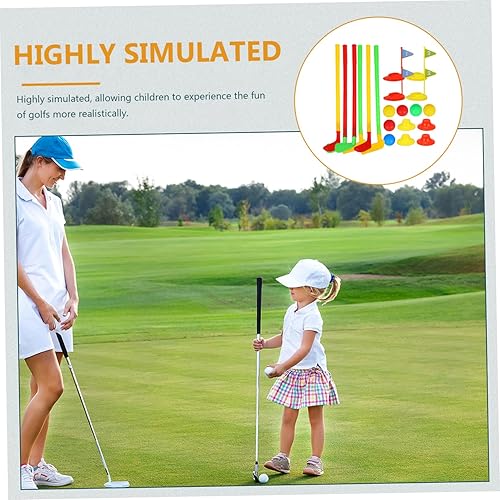Miniatura 8 de 2sets Plastic Boy Girl Golfs Suit Boys and for and Educational Toy Indoor Outdoor