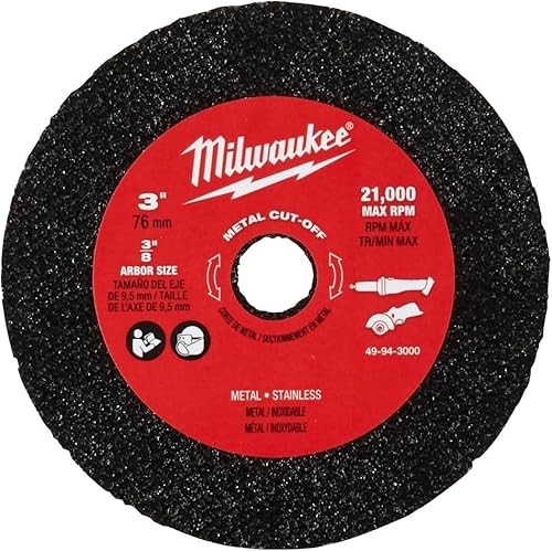 Miniatura 1 de Milwaukee 49-94-3000 Rueda de corte de metal de 3" - Paquete de 3