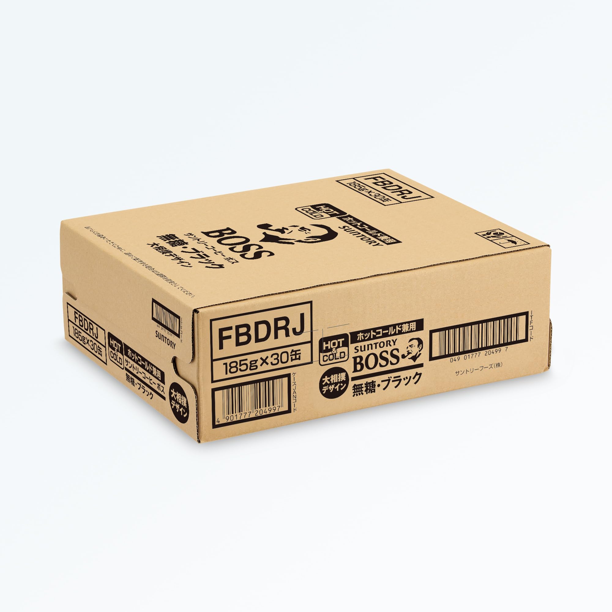 Amazon.co.jp: サントリー コーヒーボス 無糖ブラック 185g×30本