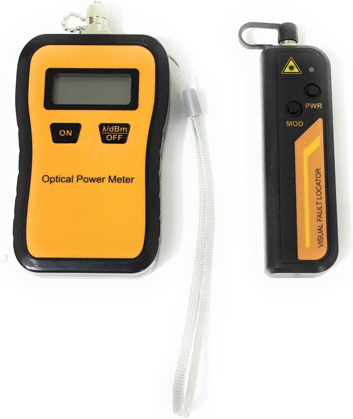 Mini Optical Fiber Power Meter with 10mW Visual Fault Locator, Comes with Protective case and English Instructions