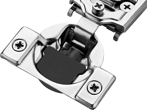 Vista 14 de Ravinte - Juego de 30 bisagras superpuestas, 15 pares de bisagras de cierre suave de 1.3 pulgadas para armario de cocina, bisagras ocultas de acero