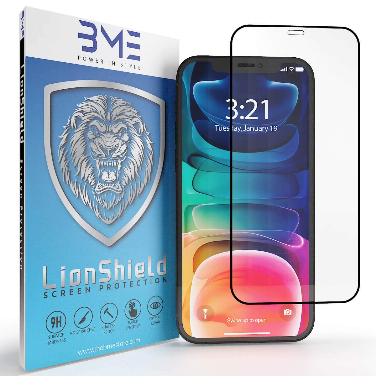 BME LionShield Screen Protector for iPhone 11 Pro/XS/X | Premium Tempered Glass Screen Protector