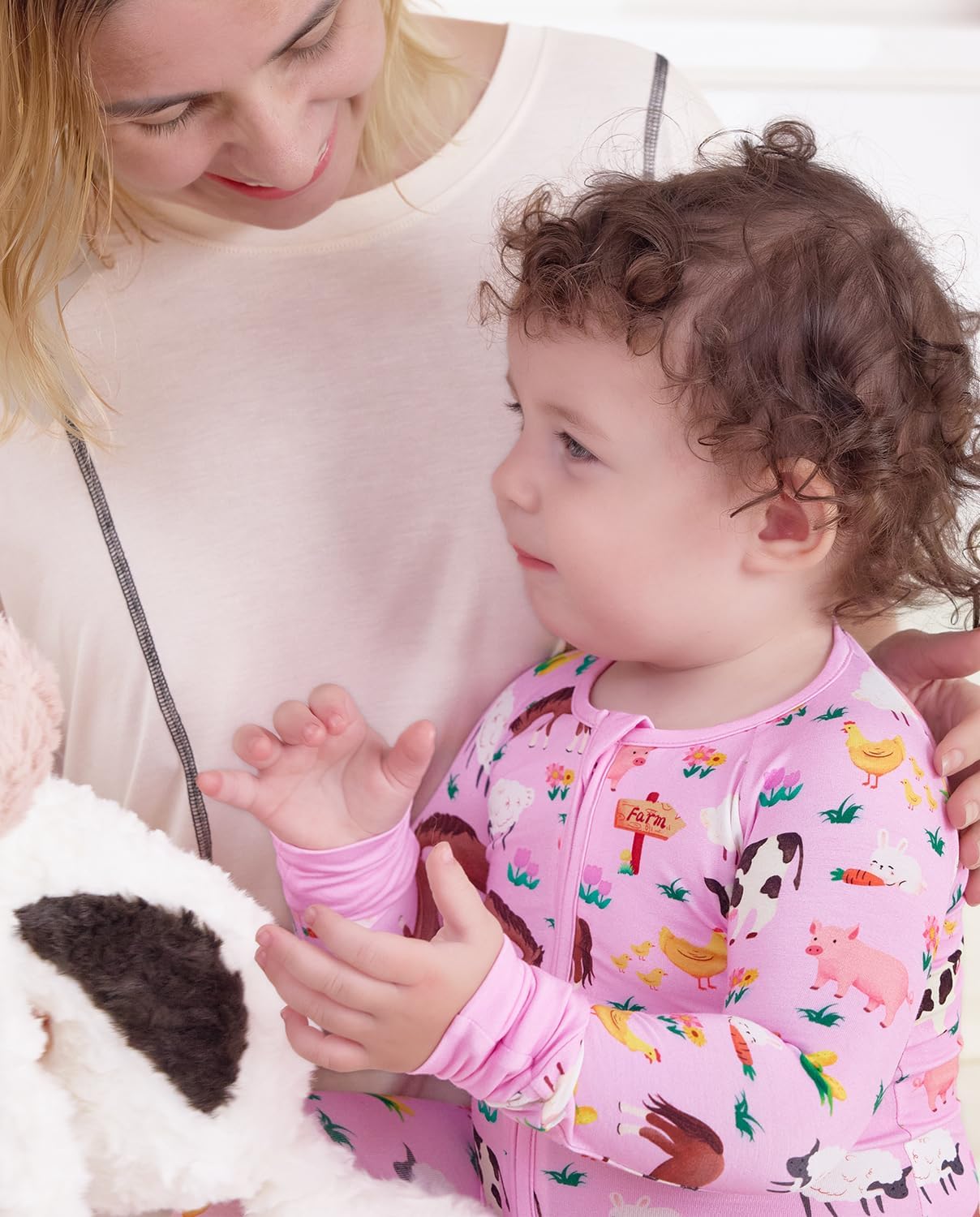 Viscose Derived from Bamboo Baby Footie Pajamas Convertible Newborn Sleeper for Baby Girl Zipper Onesie 0-24M - Image 3