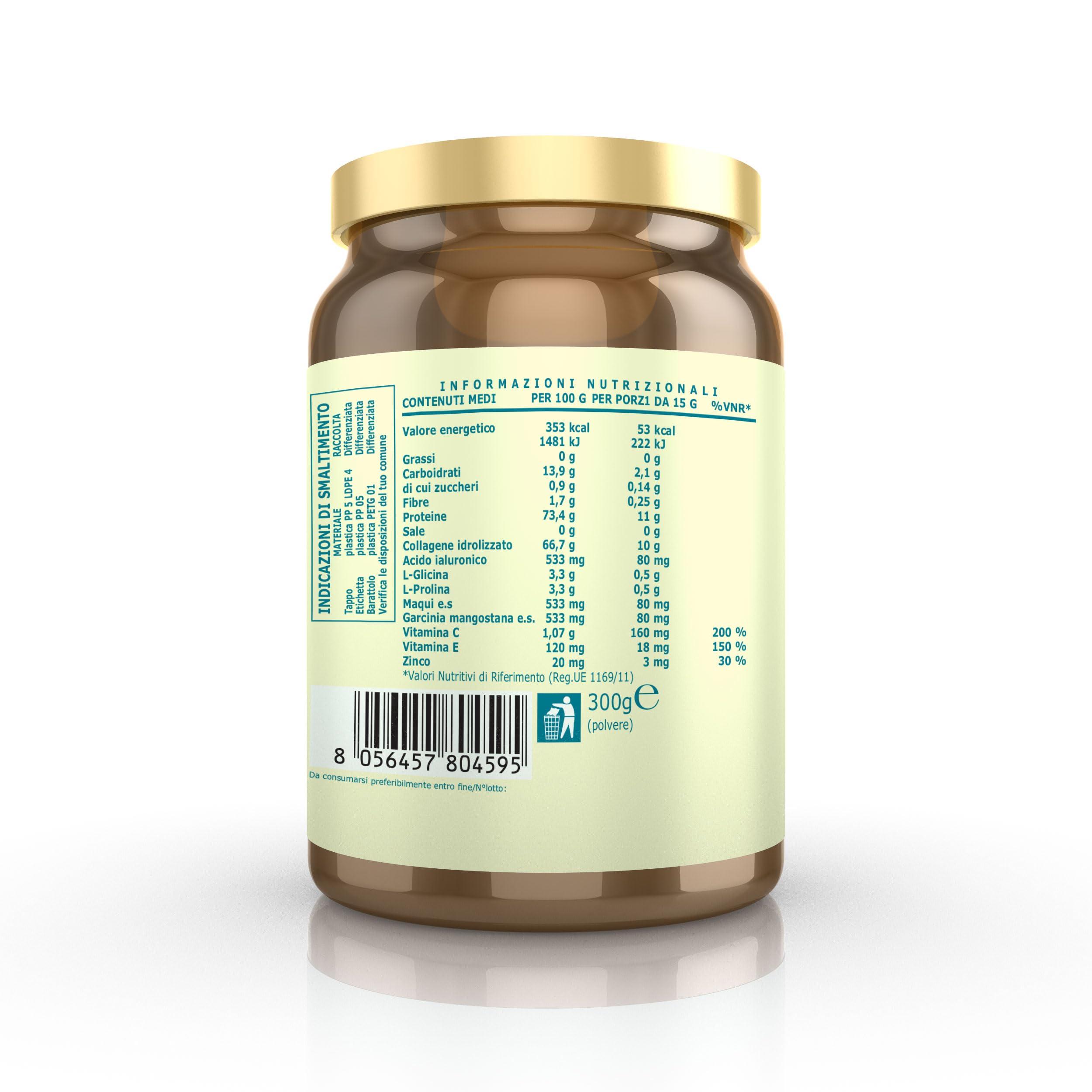 Reflower - Essential Coll Age vaniglia 300g - Integratore di collagene e antiossidanti