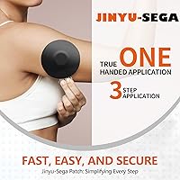 Vista 2 de Cubiertas de sensor para Libre 3 impermeables - 20 piezas de parches adhesivos para Libre 3, con pestaña de fácil desprendimiento y respaldo 10#