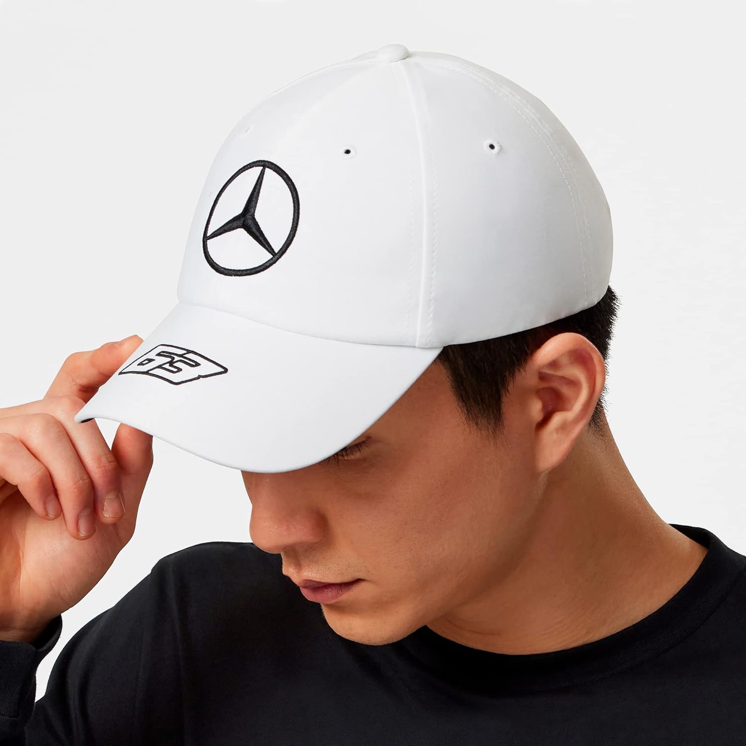 Mercedes AMG Petronas Formula One Team - 2023 George Russell Driver Hat - White - Unisex - Size: One Size