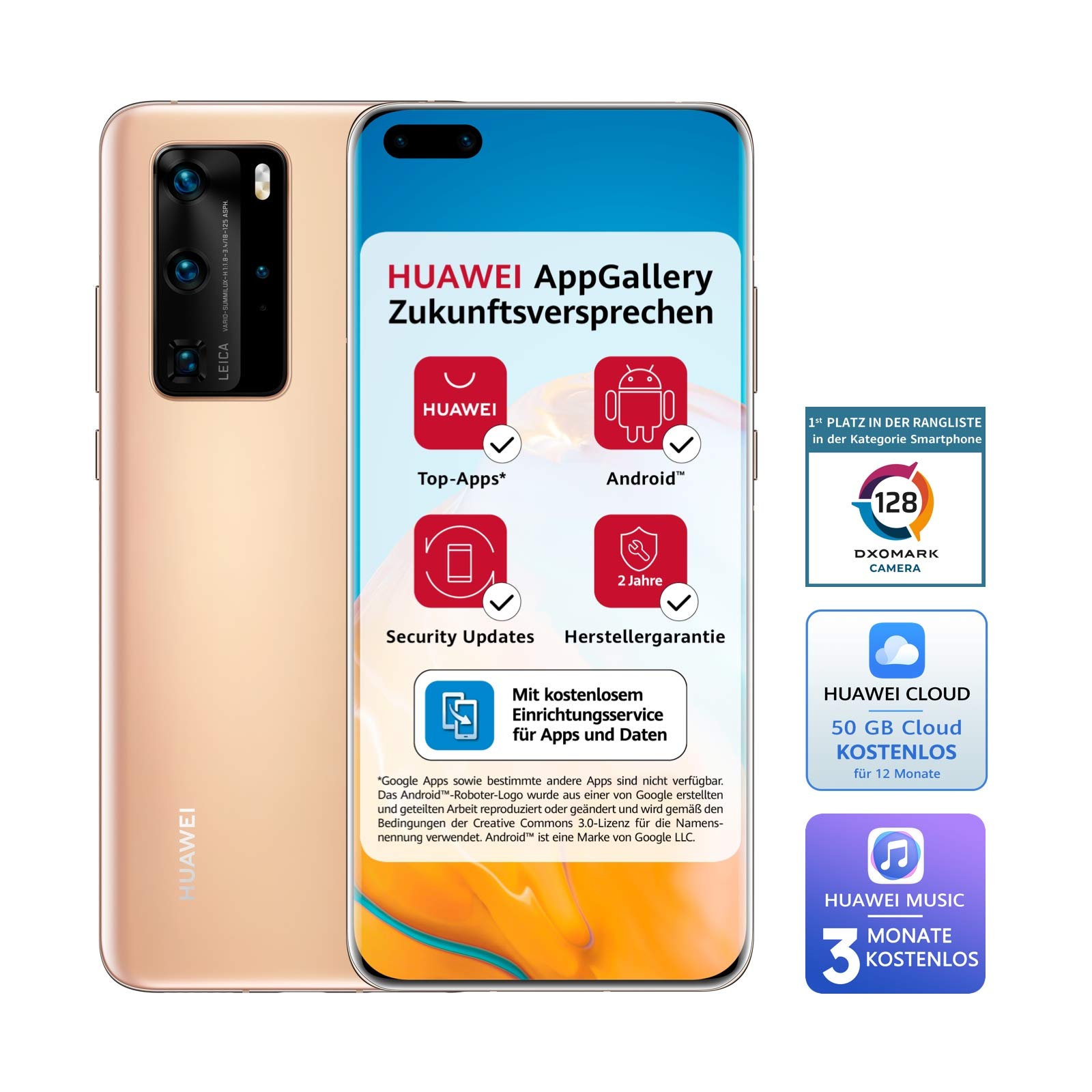 schermo telefonico huawei p40 pro gold 8 gb