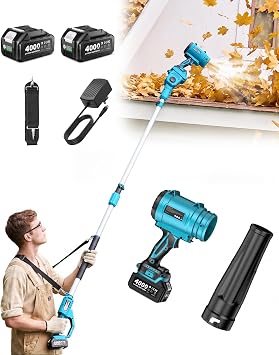 Gutter Cleaning Tools Cordless Leaf Blower for Roof Gutters, 700CFM/200MPH