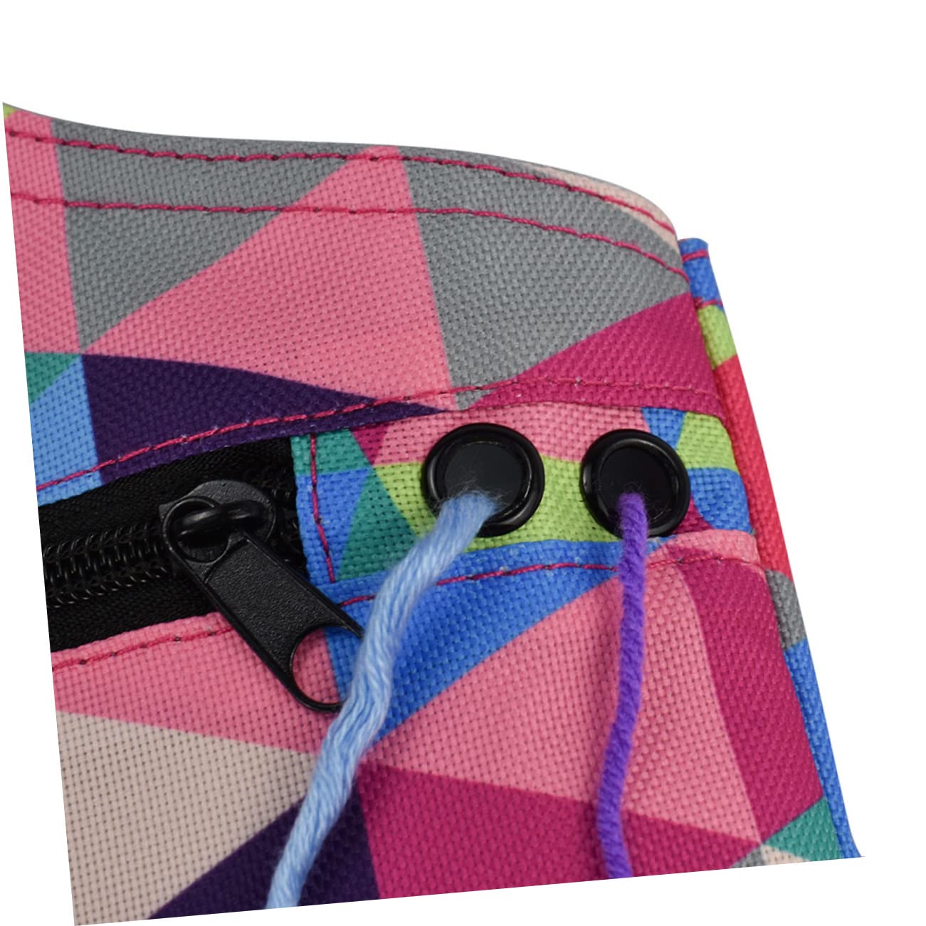 Operitacx 3pezzi Borsa Imprimé Per Lana e Uncinetto Organizer Per Filo e Accessori Piccola e Pratica Per Casa e Viaggi Per Appassionati Di Fai Da Te