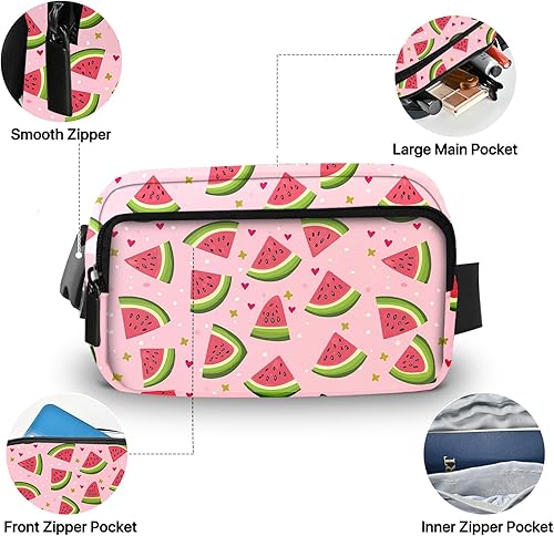 Miniatura 5 de Riñonera para mujer, bolsa cruzada ligera, bolsa de cintura a la moda con correa ajustable para deportes, correr, viajar, senderismo, camping,