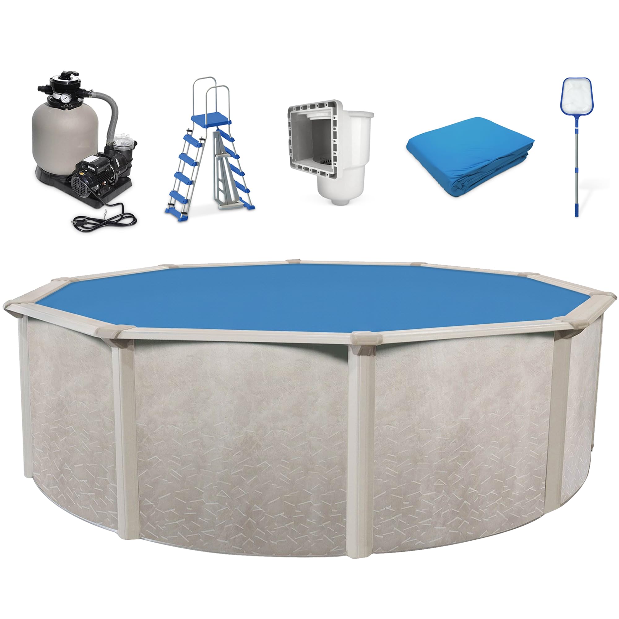Aquarian Phoenix Round Above Ground Swimming Pool Kit, 18' x 52