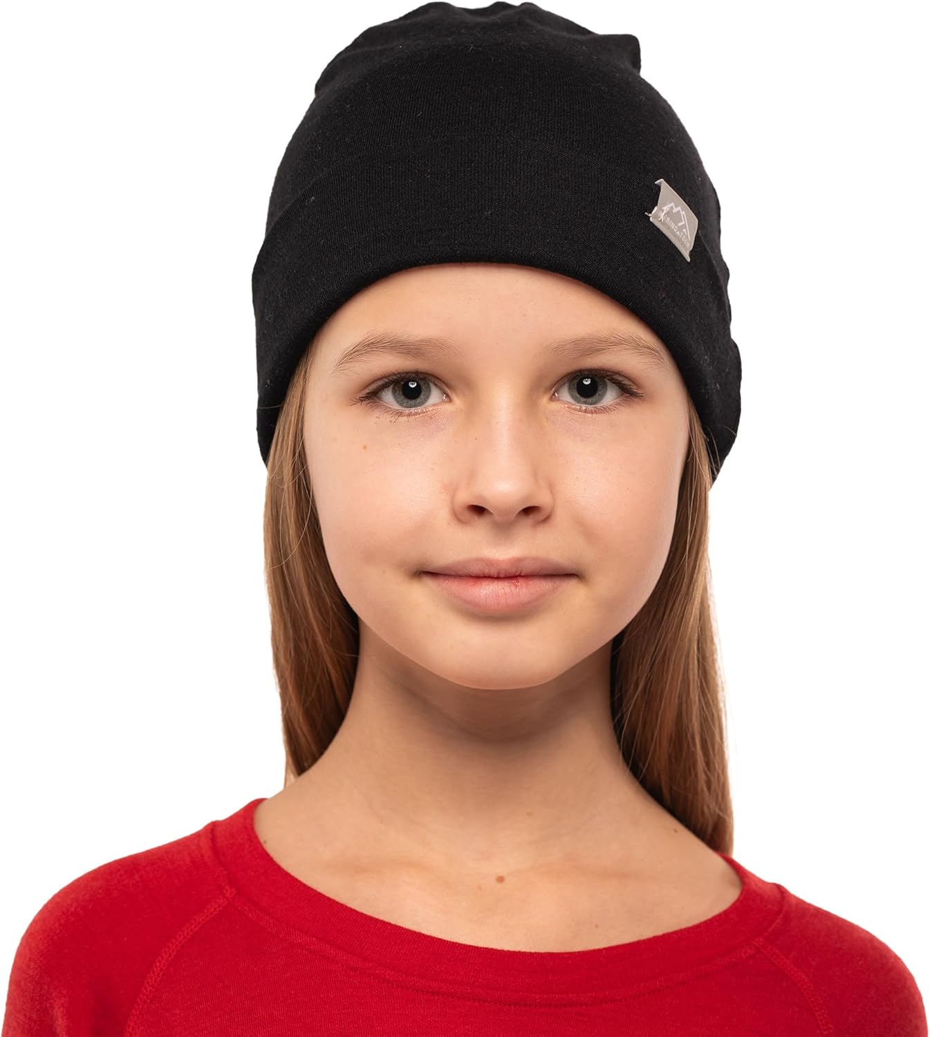 Merino Wool Beanie Kids - Unisex Cuff Wool Beanie Cap for Children - Breathable, Ideal for Sensitive Skin Winter Essential - Image 2