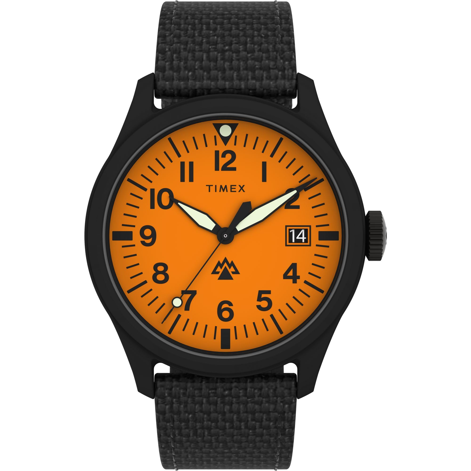 TIMEX Fabric Men Orange Analog Dial Watch- Tw2W23700X6, Band Color:Brown (B0CQVMKXQS) Amazon Price History, Amazon Price Tracker