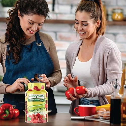 Miniatura 7 de Amazing Superfruits Star Gummies Vitaminas A, C, E, Zinc, Acai Berry, Acerola, Goji, raíz de remolacha, fresa, grosella espinosa. Sabor frambuesa y