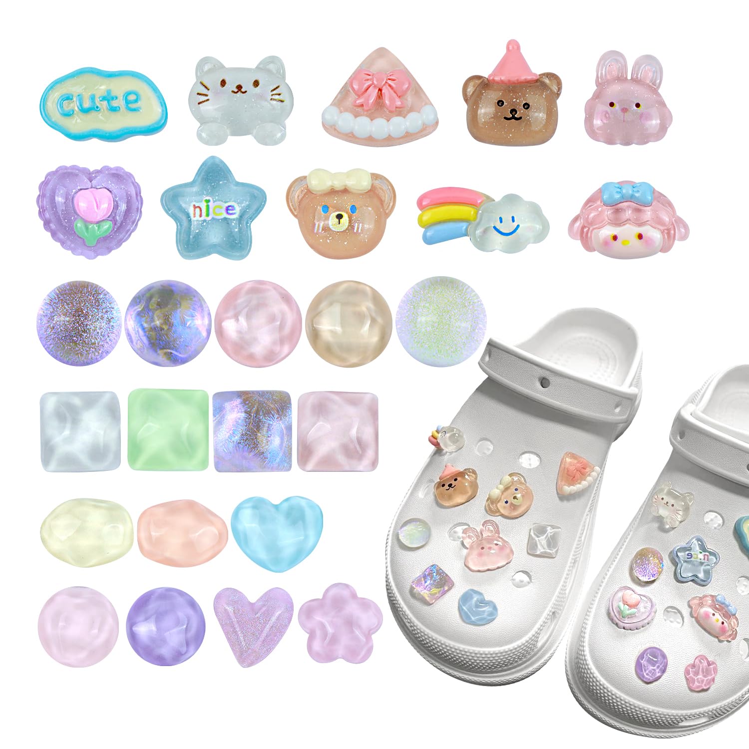 Zawieszka do Crocs, 26 sztuk zrób to sam zawieszki do butów, kreskówkowe zawieszki do butów, ozdobne szpilki, wiele stylów, kolorowe zawieszki do butów dla dziewczyn, kobiet, dorosłych