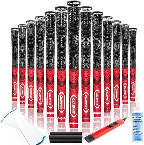 Miniatura 9 de CHAMPKEY Premium Hybrid Golf Grips 13 Pack with All Repair Kits - All Weather Performance Golf Club Grips - High Traction and Control Half Corded