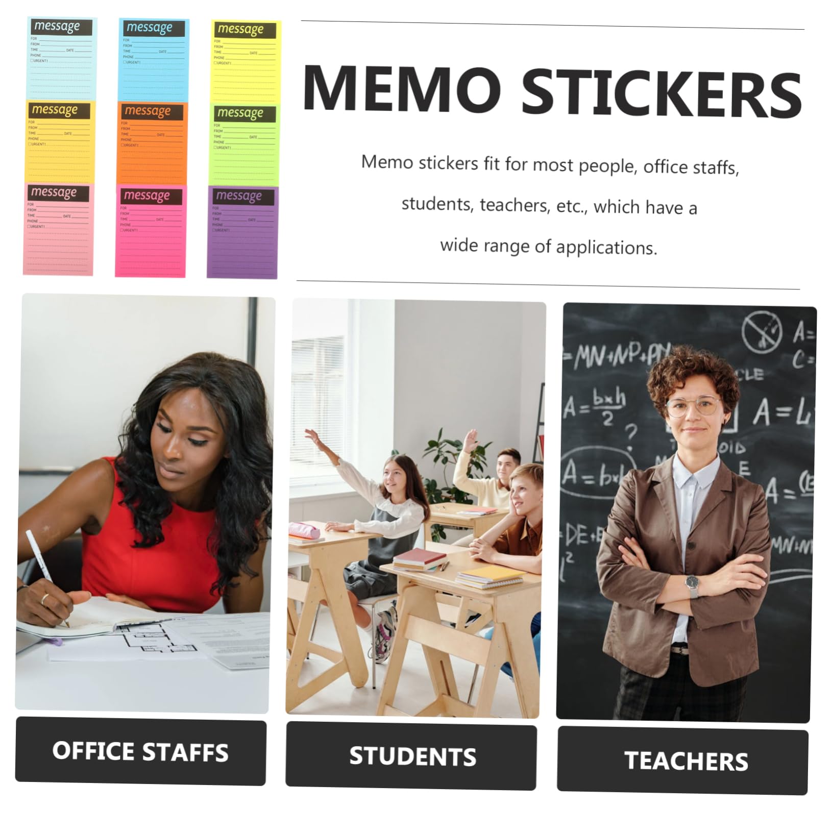 DOITOOL 2 Stück Teiliges Bunte Haftnotizen mit Ablösbarem Kleber Praktische Tragbare Notizzettel für Büro und Haushalt Selbstklebende Memo Pads für Tägliche Nutzung und Terminplanung