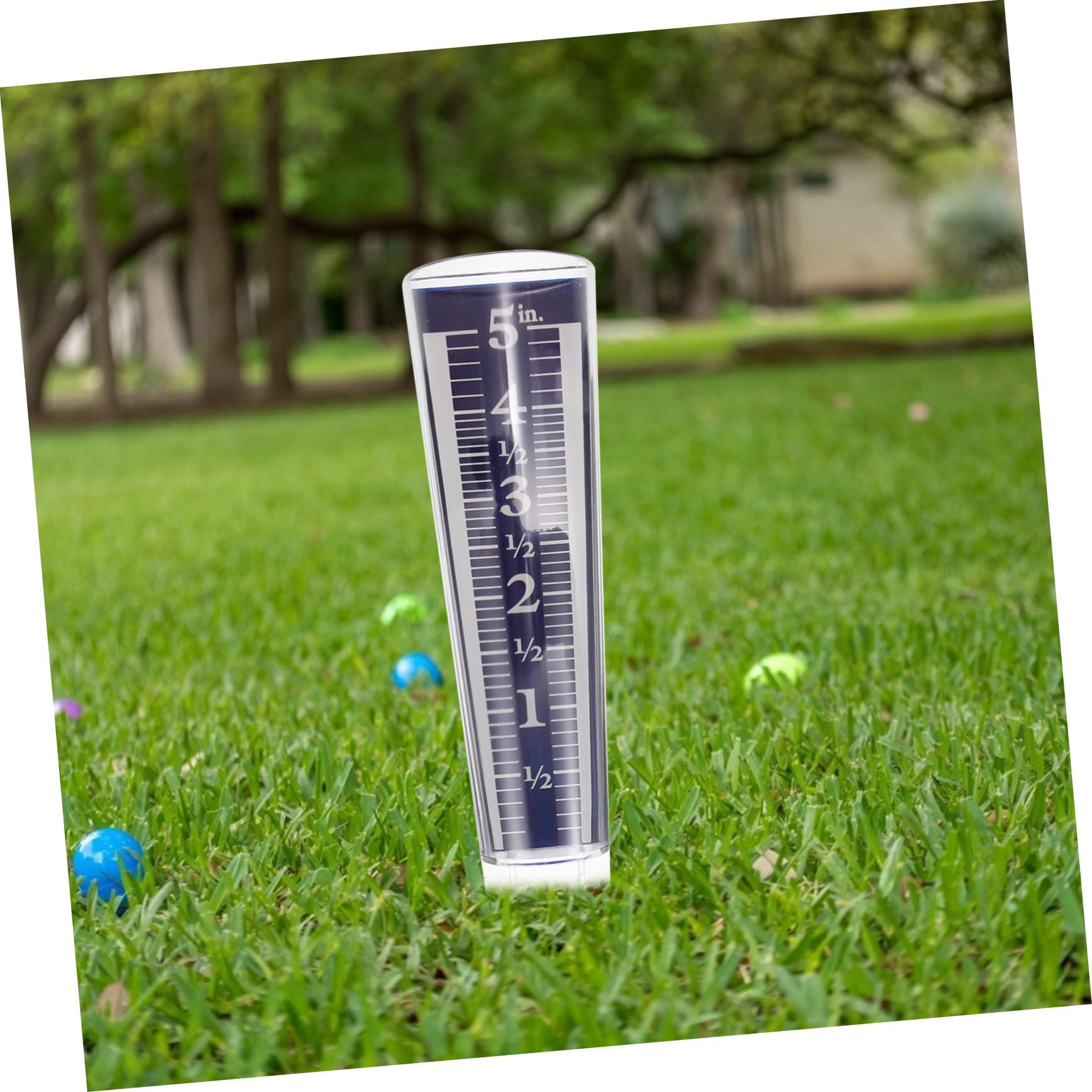 ibasenice 4stücke Rain Gauge Tube Transparent Mit Erdspieß Präziser Niederschlagsmesser Für Garten Und Terrasse Regenmesser Für Genaue Messungen Hochwertige Und Ausführung Für