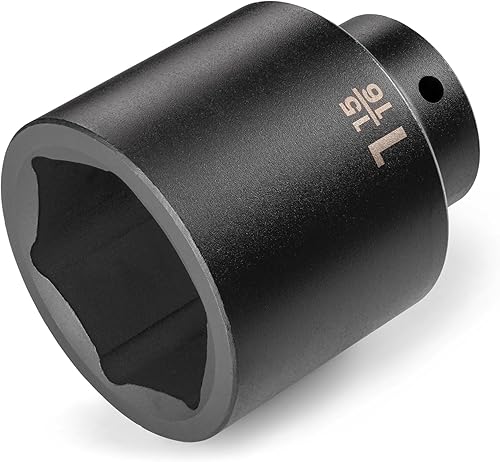 Miniatura 86 de TEKTON SID23022 Dado de impacto profundo de 6 puntos de 7/8 pulgadas impulsor de 1/2 pulgada