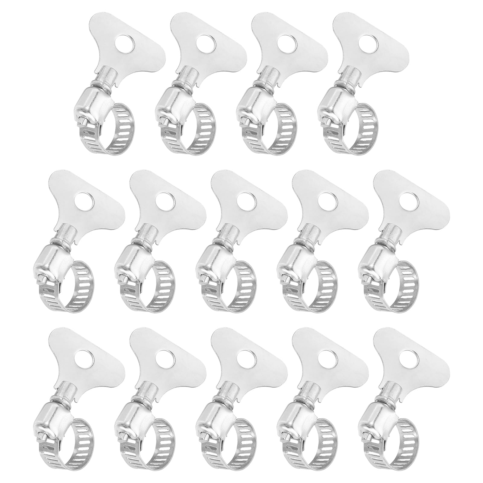 Collier de serrage à vis sans fin en acier inoxydable 8-12mm uxcell réglable