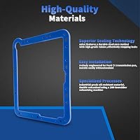 Vista 4 de 93107 Transmisión aceite Pan Gaske para Ford C4, caucho vulcanizado de alto durómetro moldeado sobre la junta de acero Trans, no necesita sellador