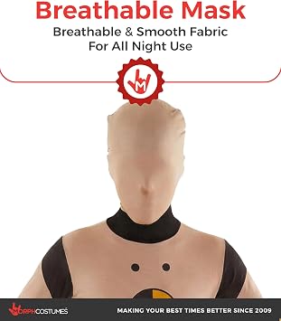 Morphsuits Kids Crash Test Dummy Fancy Dress Costume - Size Small 3'0 - 3'5 (91cm-104 cm) (Model: KPCRDS) | Crash Test Dummy Morphsuit Included, Four-Way Stretch, Perfect for Halloween, Fun for Dressing Up