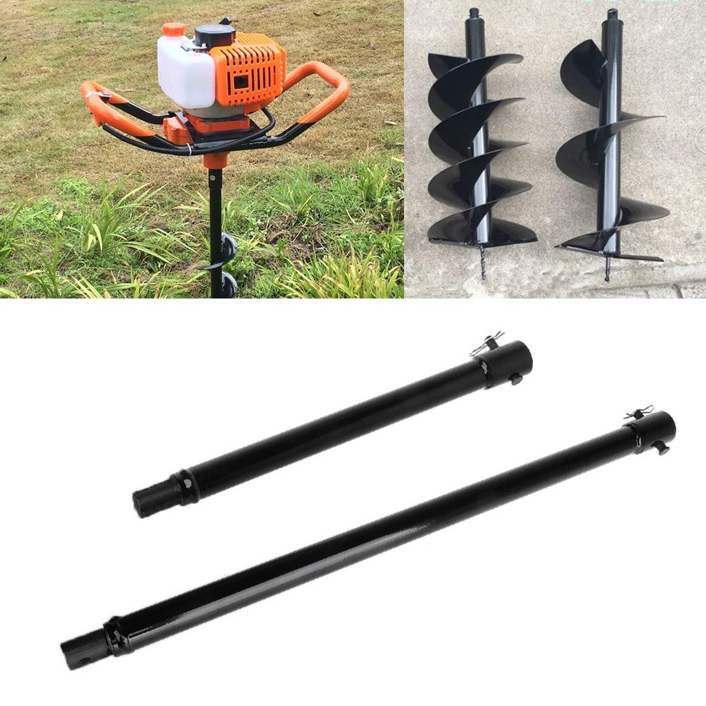 30/50cm Extension Auger Bit Extended Length Drill Bits For Hole Digger Earth Aug