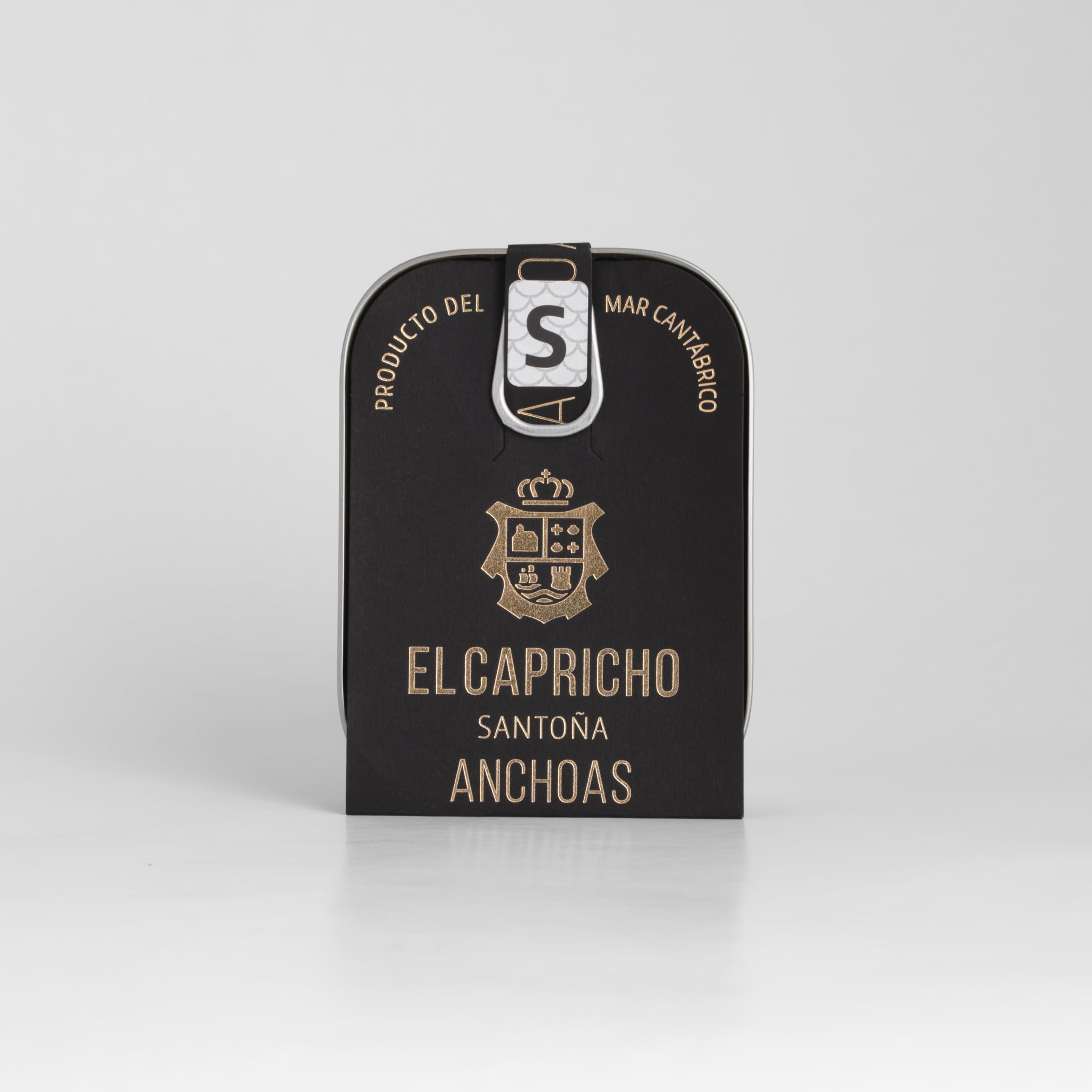 EL CAPRICHO Filetes de Anchoa de Santoña Dingley S en Aceite de Oliva Virgen Extra, 24 Filetes, 95 g Neto (Pack de 2)