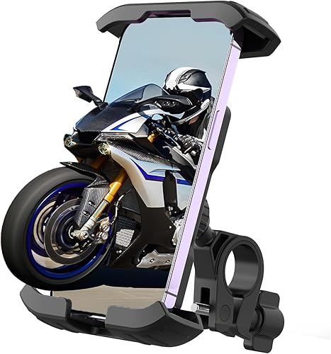 Soporte para teléfono de motocicleta, soporte para manillar de bicicleta, soporte para teléfono celular de motocicleta, compatible con iPhone de 4.7