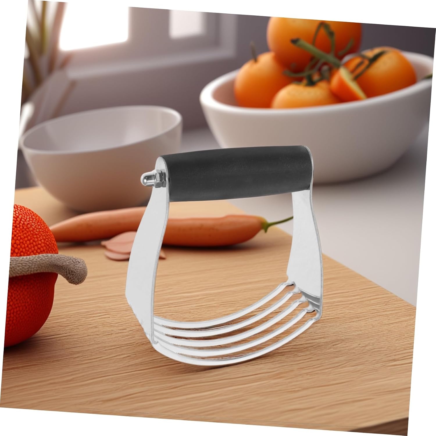 Dough Blender with Heavy Duty Blades Stainless Steel Pastry Cutter